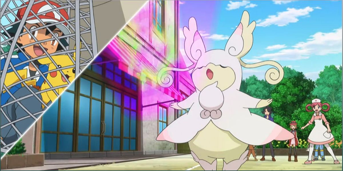 Nurse Joy Surprises with Mega Evolution Abilities in Pokémon Anime - 1238448482