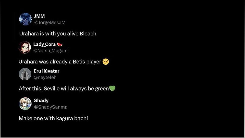 Real Betis Balompié Pays Homage to Bleach Manga in Social Media Post - -523905693