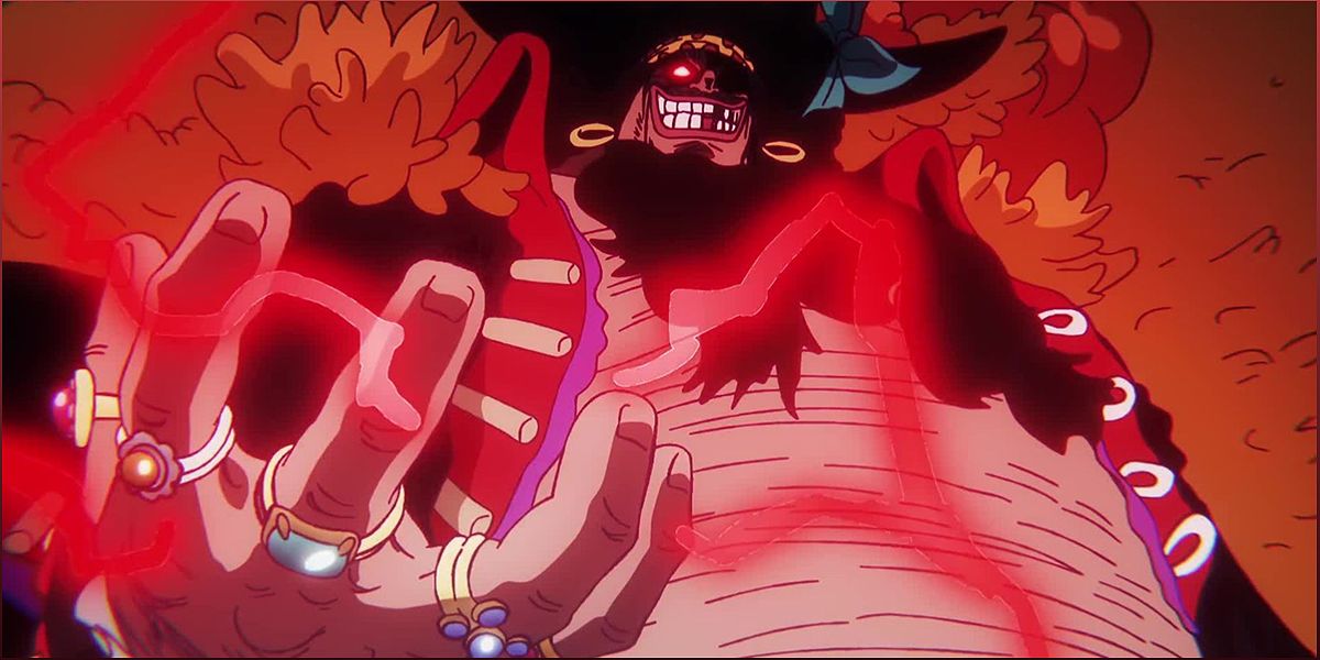 The Overwhelming Power of Blackbeard's Devil Fruit Abilities in One Piece - -454529702