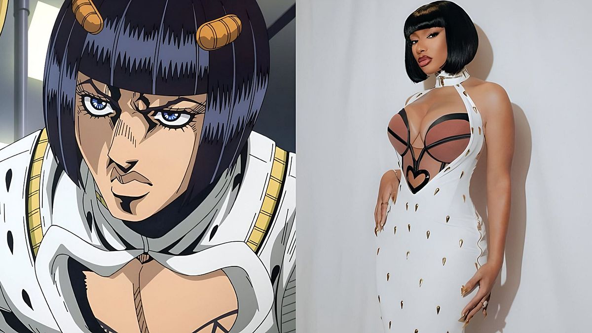 Megan Thee Stallion Rocks JoJo-Inspired Outfit at Crunchyroll Anime Awards - 2055512856